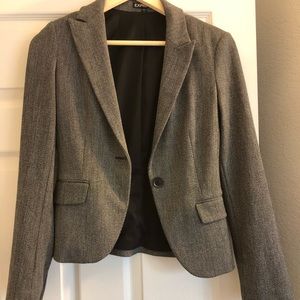 Express Dress Gray/Black Blazer
